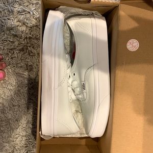 Size 7 womens vans. NEVER WORN!!! brand new